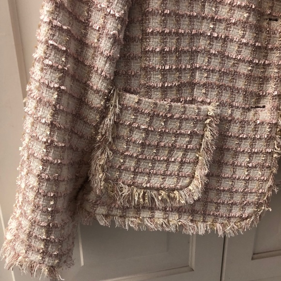 Bob Mackie Design Pretty in Pink Jacket NWT size 6 Cream/Pink/Gold! #Easter 💗🌸 - Picture 4 of 16